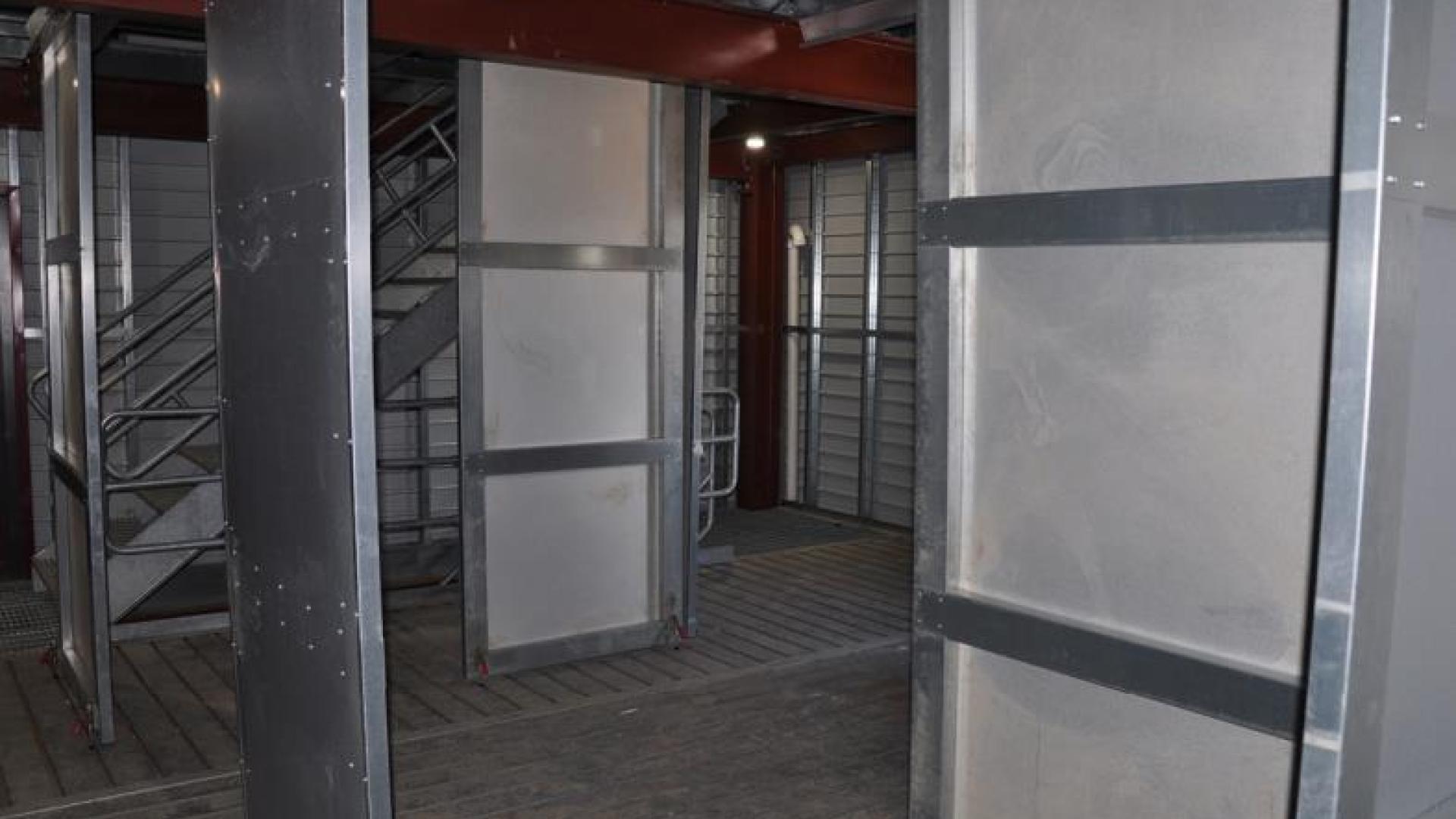 Interior of fire training centre.