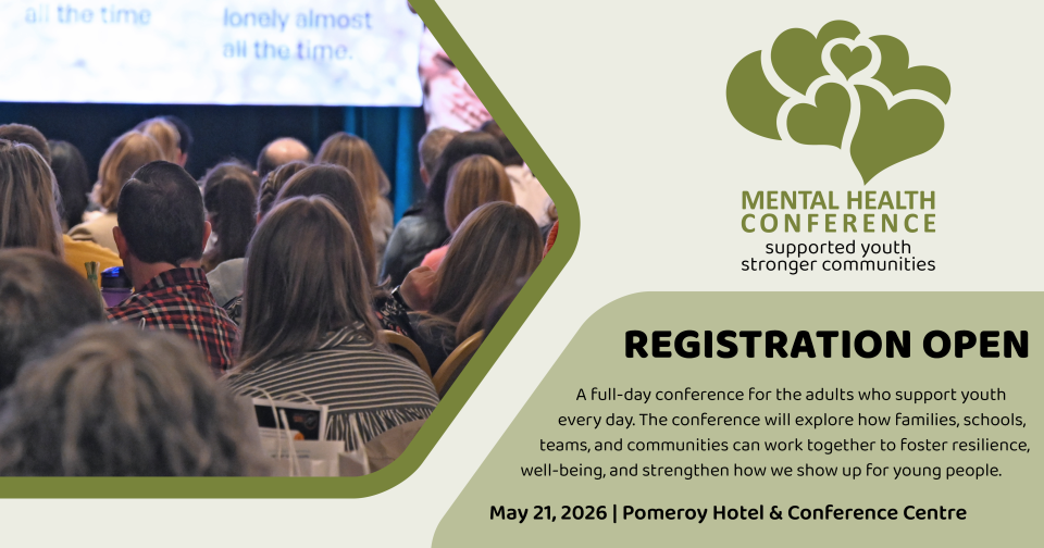 A poster for the upcoming Mental Health Conference.